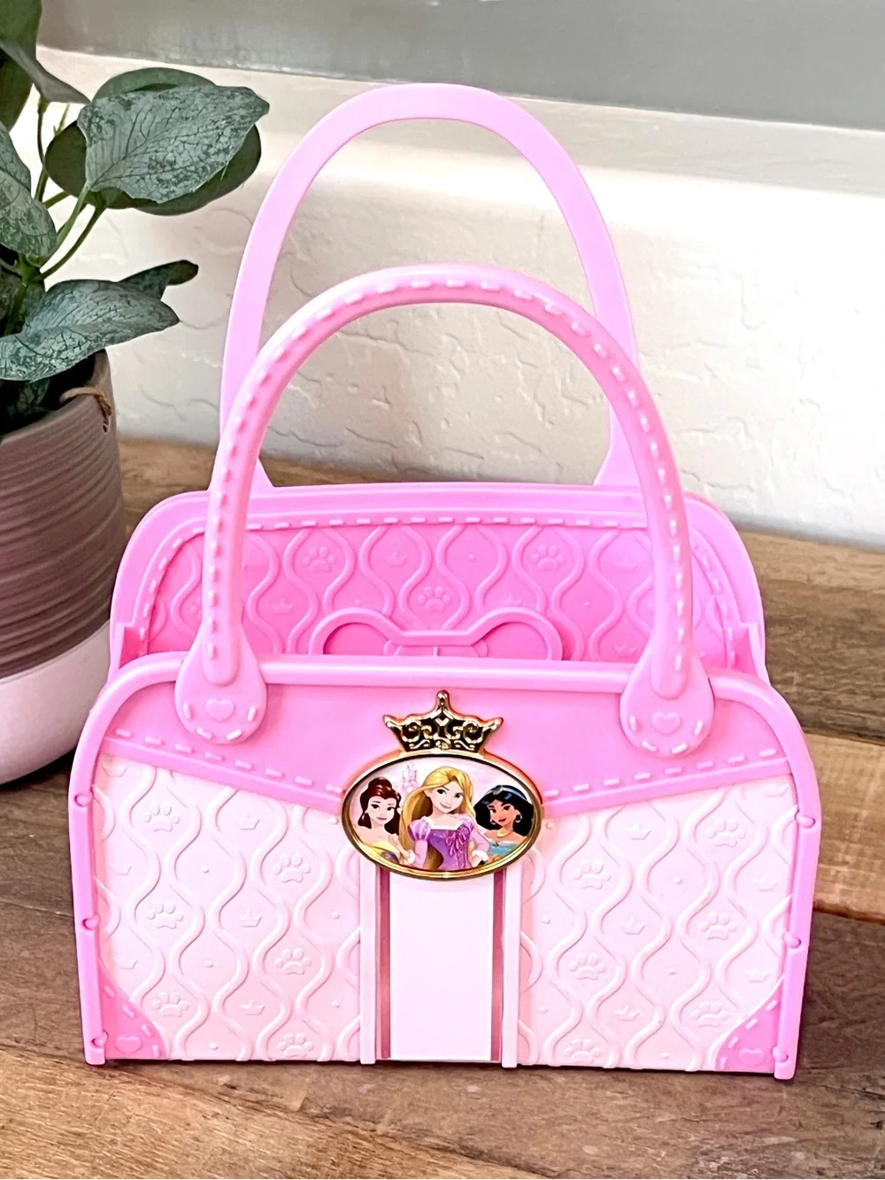 Disney Princess Style Collection Jakks Pacific Trendy Puppy Carrier Tote Pink